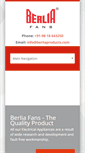Mobile Screenshot of berliaproducts.com